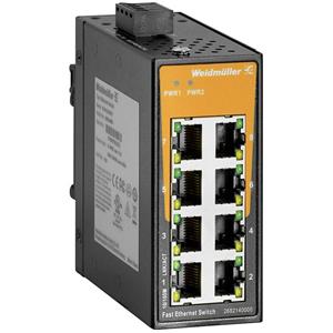Weidmüller IE-SW-EL08-8TX Industrial Ethernet Switch 8 poorten 100 MBit/s