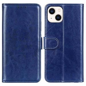 iPhone 14 Max Wallet Case met Standaardfunctie - Blauw