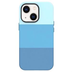 Three Shades Series iPhone 14 Max Bekleed Cover - Blauw