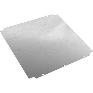 hammondelectronics Hammond Electronics Blende Stahl Silber (L x B x H) 388 x 383 x 2.10mm 1St.