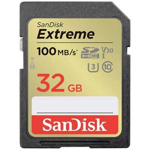 SanDisk Extreme SDXC-kaart 32 GB Class 10 UHS-I Schokbestendig, Waterdicht