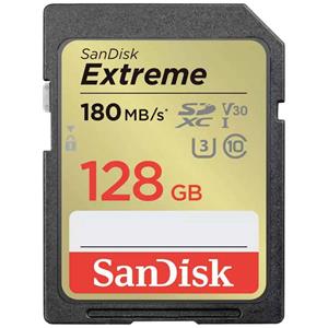 SanDisk Extreme SDXC-kaart 128 GB Class 10 UHS-I Schokbestendig, Waterdicht