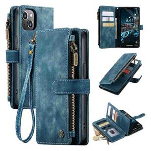 Caseme C30 Multifunctioneel iPhone 14 Max Portemonnee Hoesje - Blauw
