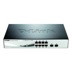 D-Link DGS-1210-08P/E Netwerk switch RJ45/SFP 8 + 2 poorten 20 GBit/s PoE-functie