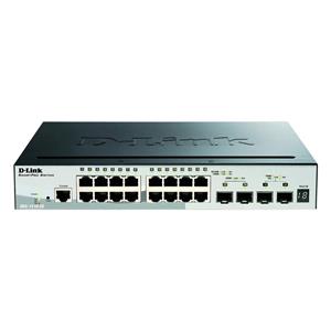 D-Link DGS-1510-20/E Netwerk switch RJ45/SFP+ 16 + 4 poorten 76 Gbit/s