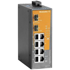 Weidmüller IE-SW-EL10-8GTPOE-2GESFP Industrial Ethernet Switch 10 / 100 / 1000 MBit/s PoE-functie