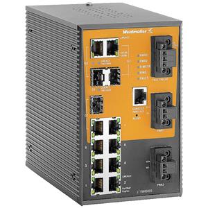 Weidmüller IE-SW-SL10M-7TX-3GC-LV Industrial Ethernet Switch 10 / 100 / 1000MBit/s