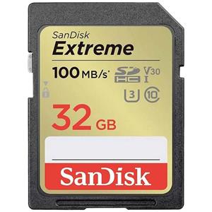 SanDisk Extreme PLUS SDXC-kaart 32 GB UHS-Class 3 Schokbestendig, Waterdicht