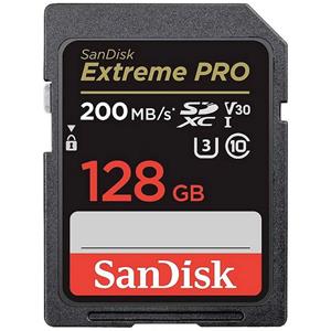 SanDisk Extreme PRO SDXC-kaart 128 GB Class 10 UHS-I Schokbestendig, Waterdicht