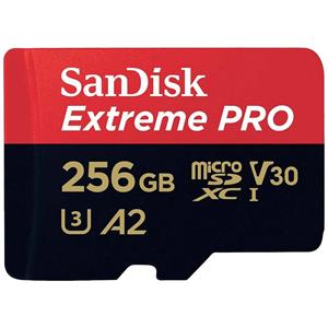 SanDisk Extreme PRO microSDXC-kaart 256 GB Class 10 UHS-I Schokbestendig, Waterdicht