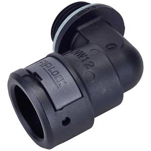 fränkischerohrwerke Fränkische Rohrwerke 4890711000 AWPA-07M12PB Schlauchverschraubung Schwarz M12 x 1.5 7mm 90° 10St.