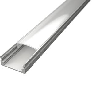 BES LED Led Strip Profiel - Delectro Profi - Wit Aluminium - 1 Meter - 17.1x8mm - Opbouw