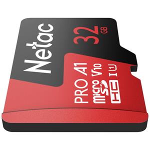 Netac Technology NT02P500PRO-032G-R miniSDHC-kaart 32 GB A1 Application Performance Class Geoptimaliseerd voor 24/7-bewakingscameras