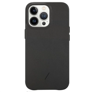 Native Union Clic Classic iPhone 13 Pro Leren Case - Zwart