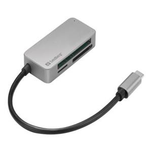 Sandberg USB-C Multi-kaartlezer Pro Kaartlezer USB-C