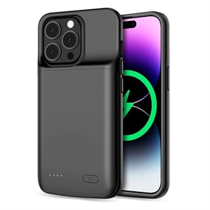 techprotect Tech-Protect PowerCase Hülle kompatibel für iPhone 14 / 14 Pro mit intigriertem Akku 4800mAh schwarz