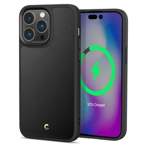 Spigen Cyrill Kajuk Mag iPhone 14 Pro Hybrid Case - Zwart