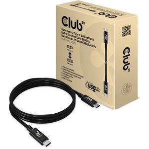 Club 3D USB4 Gen3x2 Type-C Bi-Directional kabel, 1 meter