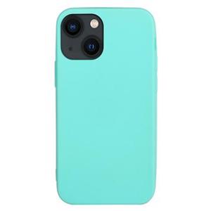 Anti-Vingerafdruk Mat iPhone 14 TPU Hoesje - Baby blauw
