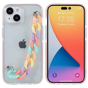 Dual-Color Series iPhone 14 TPU Case - Kleurrijke Riem