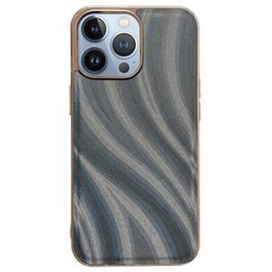 Abstract Series iPhone 14 Pro Bekleed TPU Case - Grijs