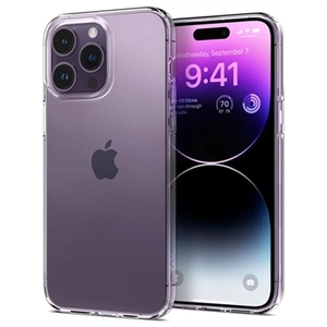 Spigen Liquid Crystal iPhone 14 Pro TPU Hoesje - Doorzichtig
