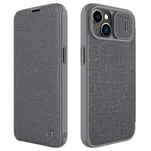 Nillkin Qin Pro Series iPhone 14 Flip Case - Grijs