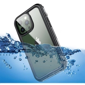 Active Series IP68 iPhone 14 Pro Waterdicht Hoesje - Zwart