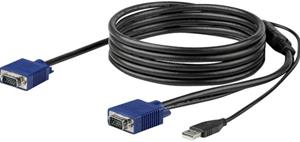 StarTech.com 10ft / 3m USB KVM Cable for Rackmount Consoles - VGA and USB - video / USB cable - 3 m