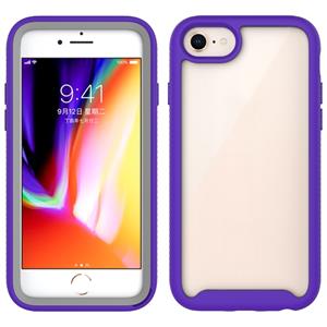 huismerk Voor iPhone 6 Starry Sky Solid Color Series Shockproof PC + TPU Beschermhoes(Paars)