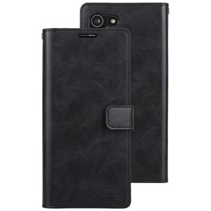 Voor Samsung Galaxy S21 5G GOOSPERY Mansoor Series Crazy Horse Texture Horizontale Flip Lederen case met bracket & card slot & wallet (zwart)