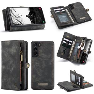 Voor Samsung Galaxy S22 5G CASEME-008 Afneembare multifunctionele horizontale flip lederen tas