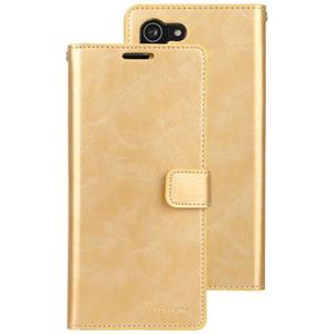 Voor Samsung Galaxy S21 + 5G GOOSPERY Mansoor Series Crazy Horse Texture Horizontale Flip Lederen Case Met Beugel & Kaart Slot & Portemonnee (Goud)