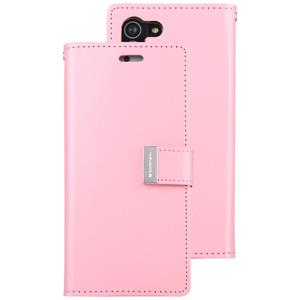 Voor Samsung Galaxy S21 5G GOOSPERY RICH DIARY PU + TPU Crazy Horse Texture Horizontal Flip Leather Case met Card Slots & Wallet (Roze)