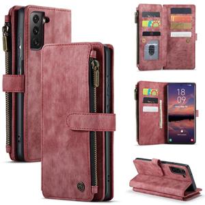 Voor Samsung Galaxy S22 5G Caseme C30 Multifunctionele Telefoon Lederen Case met Houder & Card Slot & Portemonnee