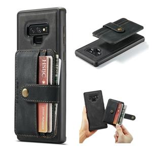 Voor Samsung Galaxy Note9 Jeeem Rfid Blokkering Anti-diefstal Magnetische PU + TPU-telefoonhoesje met kaartsleuf