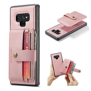 Voor Samsung Galaxy Note9 Jeehood RFID Blokkering Anti-diefstal Magnetische PU + TPU-telefooncase met kaartsleuf