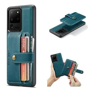 Voor Samsung Galaxy Note20 Ultra Jeehood RFID Blokkeren Anti-Diefstal Magnetische PU + TPU-telefooncase met kaartsleuf