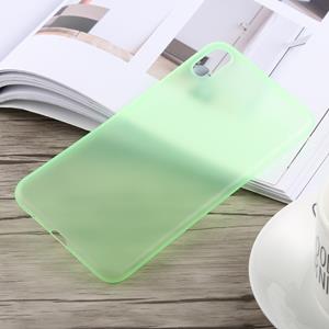 huismerk 0.3 mm ultradunne Frosted PP Case voor iPhone XS Max (groen)