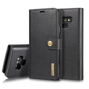 DG. MING Crazy Horse textuur Flip afneembare magnetische lederen Case voor Galaxy Note 9 met houder & kaartsleuven & Wallet(Black)