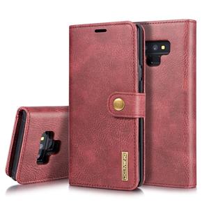 Dg. MING Crazy Horse textuur Flip afneembare magnetische lederen case voor Galaxy Note 9 met houder & kaartsleuven & portemonnee (rood)