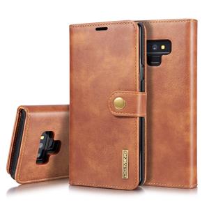 Dg. MING Crazy Horse textuur Flip afneembare magnetische lederen case voor Galaxy Note 9 met houder & kaartsleuven & portemonnee (bruin)