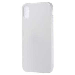 Huismerk Candy Color TPU Case voor iPhone XS Max (wit)