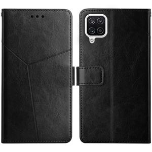 huismerk Voor Samsung Galaxy A42 Y Stiksels Horizontale Flip Lederen Case met Houder & Card Slots & Portemonnee & Fotolijst