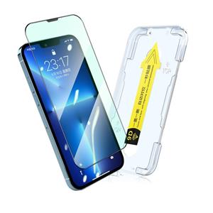 Enkay Quick Stick Eye-Protection Tempered Glass Film voor iPhone 13/3 PRO