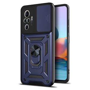 huismerk Voor Xiaomi Redmi Note 10 Pro Sliding Camera Cover Design TPU + PC-beschermhoes