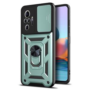 huismerk Voor Xiaomi Redmi Note 10 Pro Sliding Camera Cover Design TPU + PC-beschermhoes