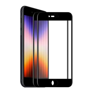 2 stks Enkay Full Lue 6D Gehard Glas Anti-Scratch Ful Film voor iPhone SE 2022 / SE 2020 / 8/7