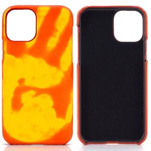 huismerk Voor Samsung Galaxy S20 Paste Skin + PC Thermal Sensor Discoloration Protective Back Cover Case (Rood naar geel)