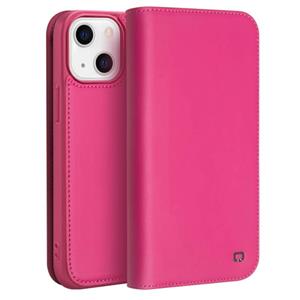 Qialino Business Horizontal Flip Lederen Case met Houder & Card Slots & Portemonnee voor iPhone 13 (Rose Red)